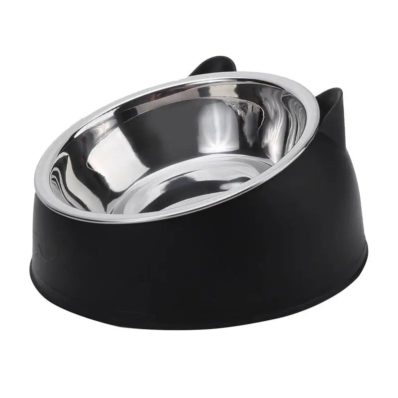 Creative Stainless Steel Pet Feeding Bowls for Cats & Dogs