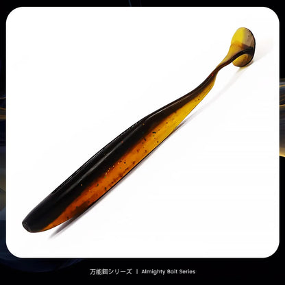 Soft Silicone Shad Worm Fishing Lure for Bass
