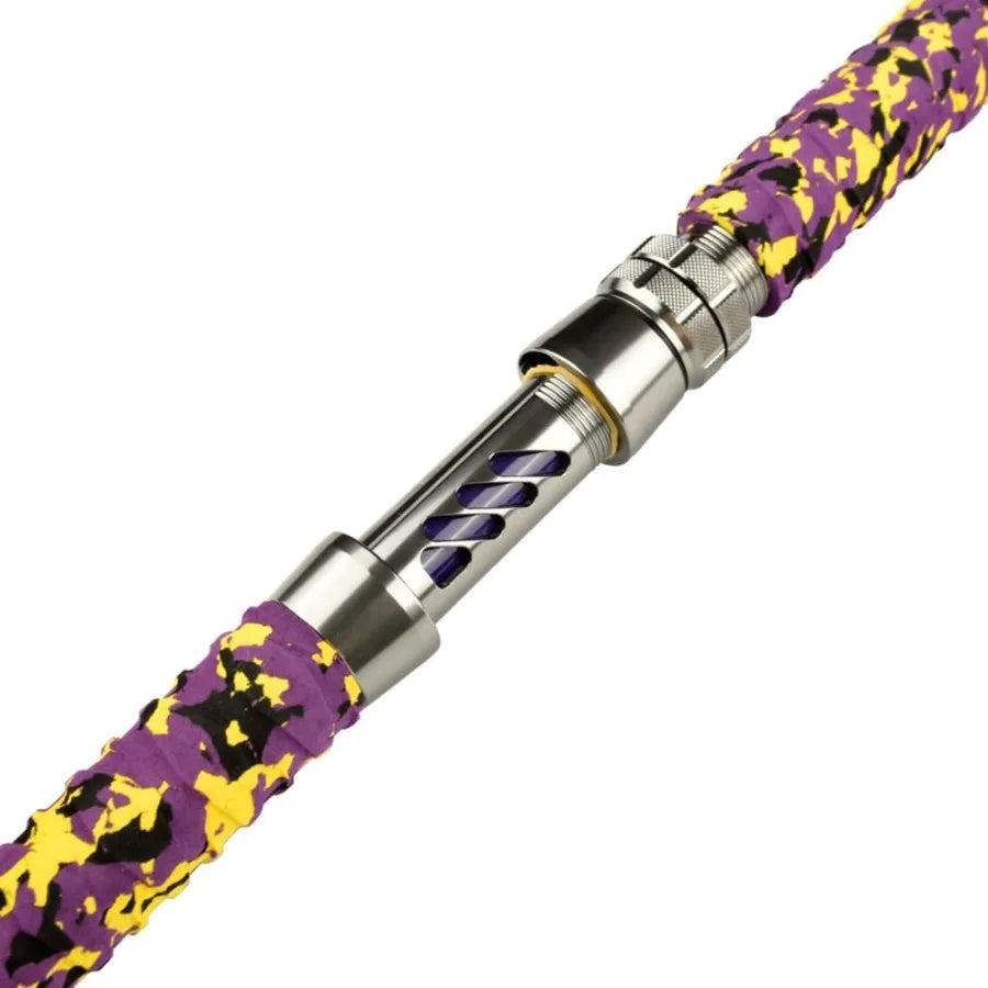HookUpCo. 7'6" Catfish Casting Rod with Glow Feature - HookUpCo.