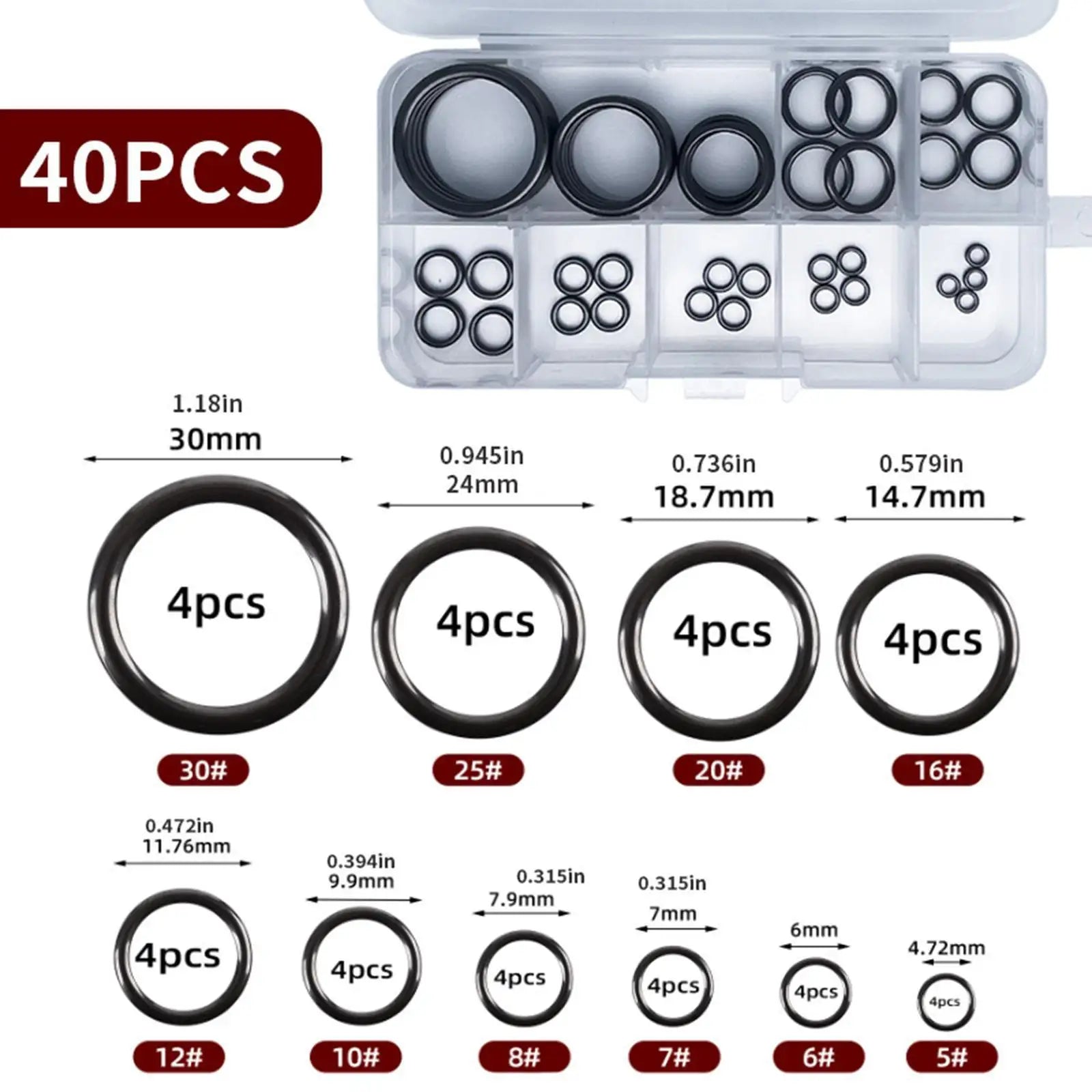 Saltwater Fishing Rod Repair Kit with Guide Rings - HookUpCo.