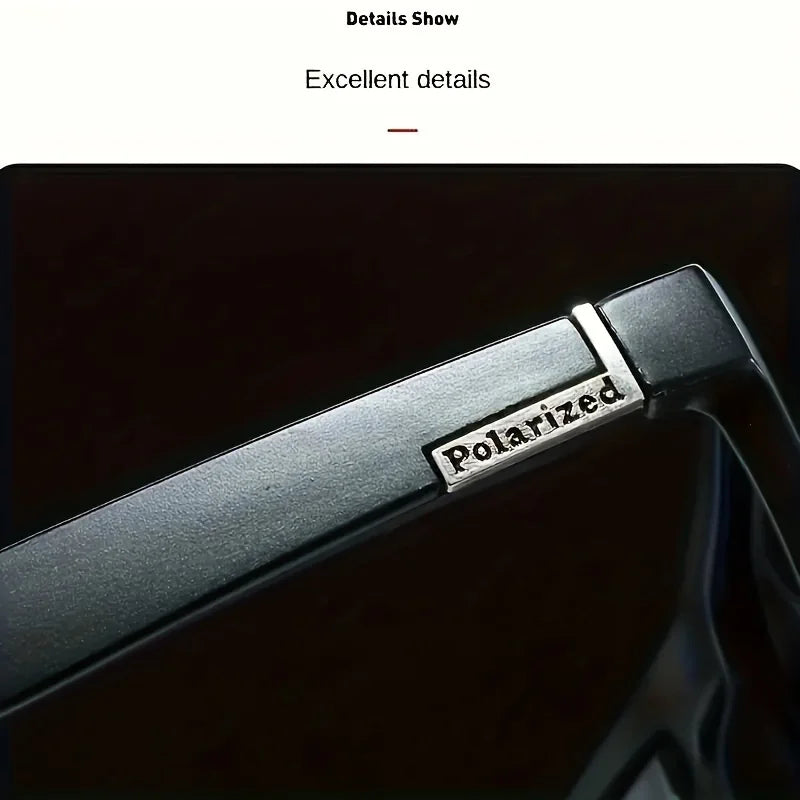 Polarized Square Sunglasses for Summer Travel and Fishing