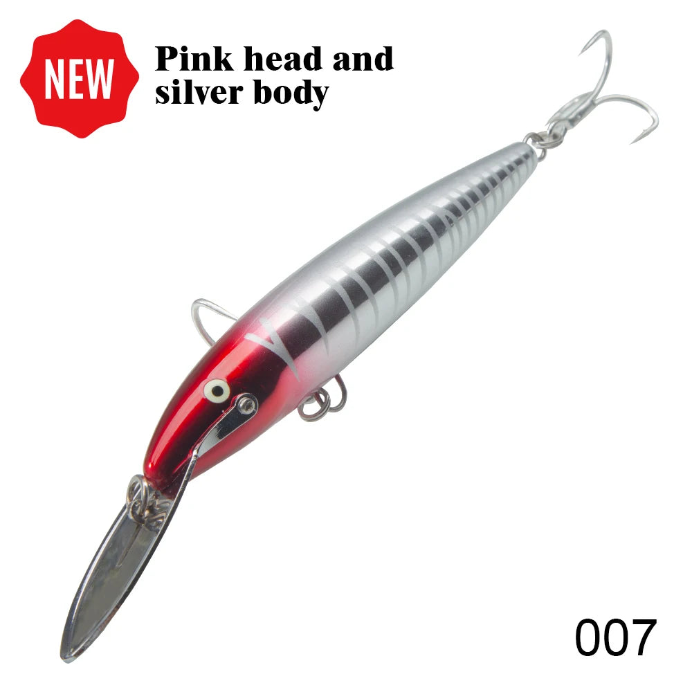 HookUpCo. Countdown Magnum Minnow Fishing Lure - HookUpCo.