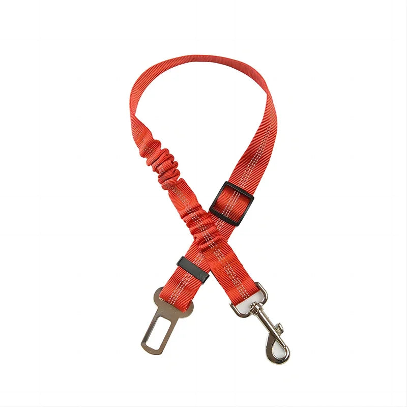 Adjustable Reflective Dog Seat Belt for Safe Travel