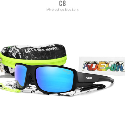 KDEAM Polarized Sports Sunglasses for Men - Stylish & Durable