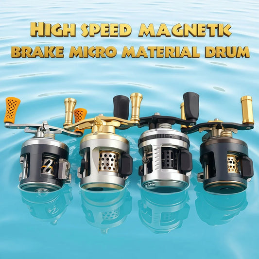 High-Speed Baitcasting Reel for Pike and Bass -Gear Ratios: 6.2:1 / 7.0:1