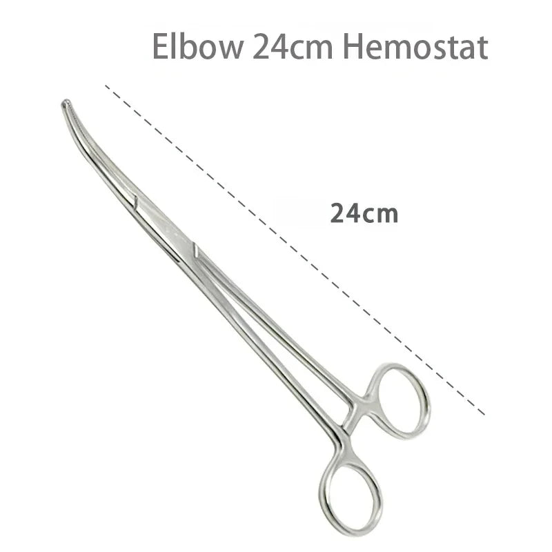 Fishing Plier Scissors with Curved Tip Clamps - HookUpCo.