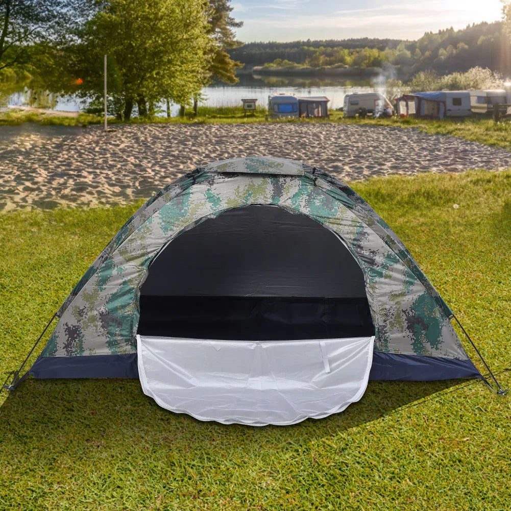 HookUpCo. Windproof Camouflage Camping Tent - HookUpCo.