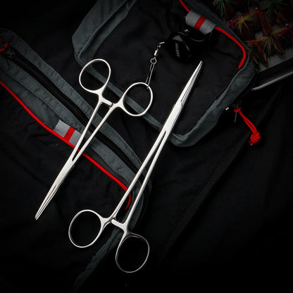 Curved Tip Stainless Steel Hook Remover Pliers for Precision