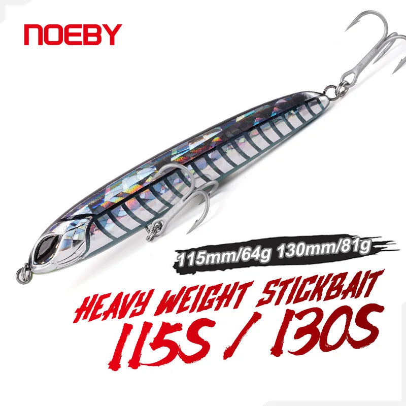 HookUpCo. Heavy Sinking Stickbait Lure for Saltwater Fishing