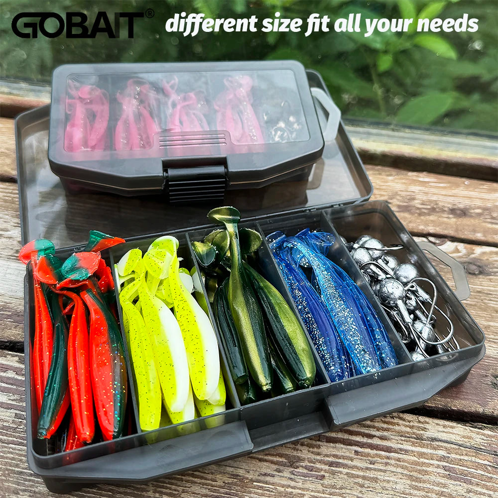 HookUpCo. 50PCS Metal Jig Bait Fishing Lure Kit - HookUpCo.