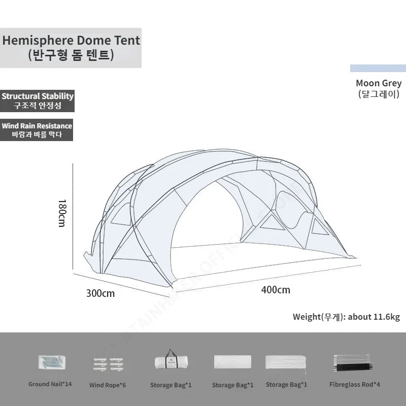 HookUpCo. Rainproof Dome Tent for Camping Adventures - HookUpCo.