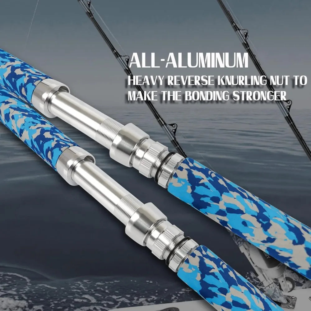 HookUpCo. Heavy Roller Fishing Rod 6'6" Camo - HookUpCo.