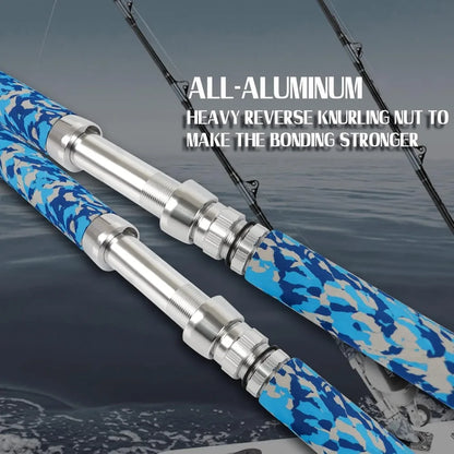 HookUpCo. Heavy Roller Fishing Rod 6'6" Camo - HookUpCo.