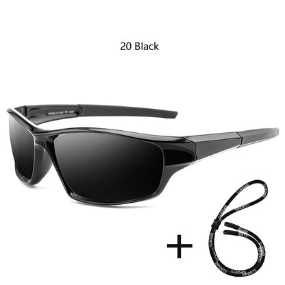 Men's Polarized Fishing Outdoor Sunglasses with Chain