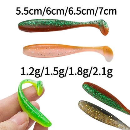 HookUpCo. 20PCS Soft Silicone Fishing Lures - HookUpCo.