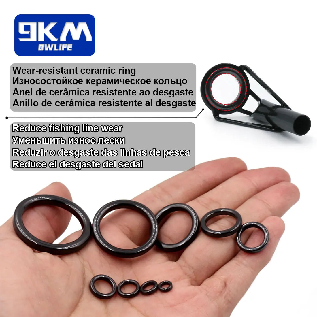 HookUpCo. Stainless Steel Fishing Rod Repair Rings - HookUpCo.