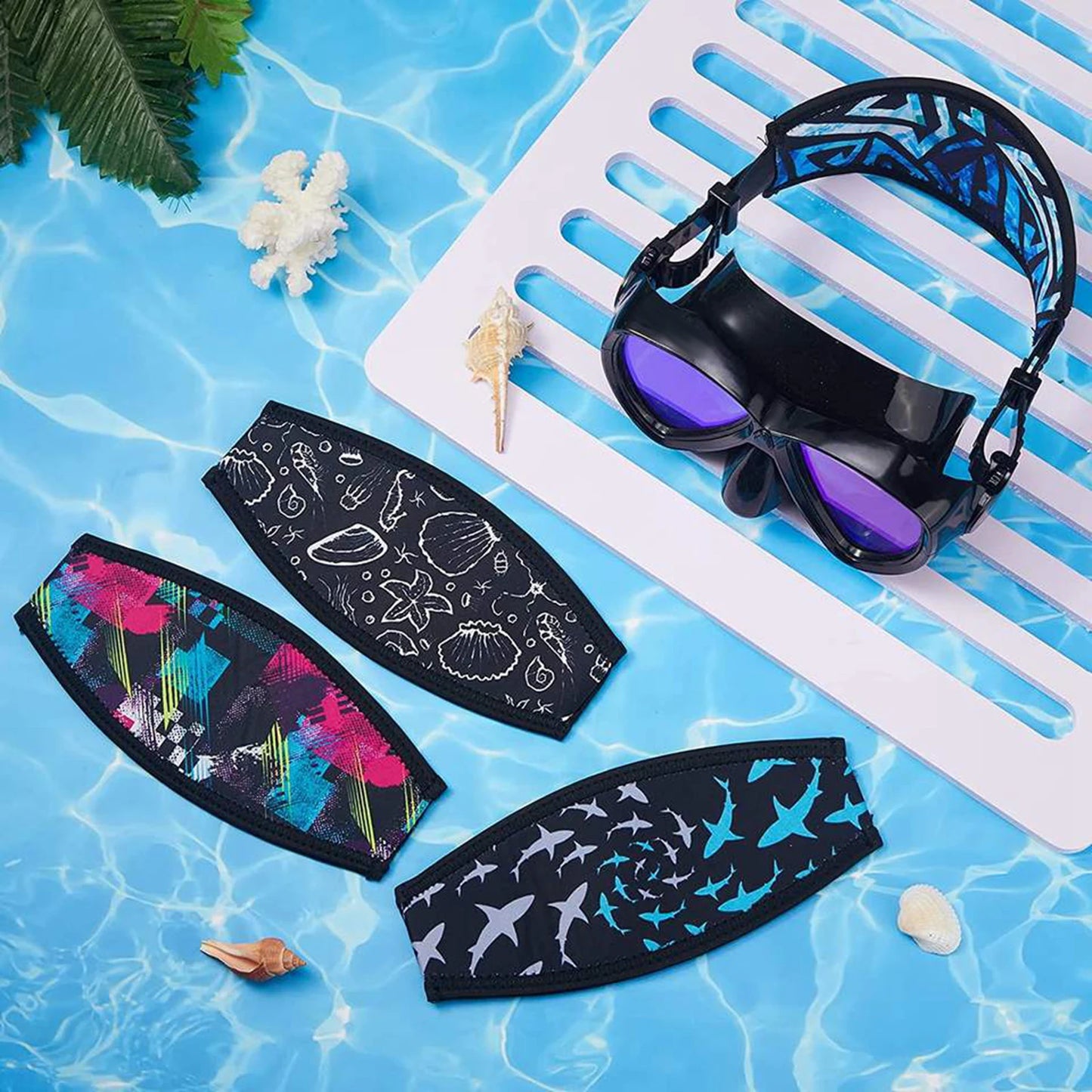 HookUpCo. Neoprene Diving Mask Strap
