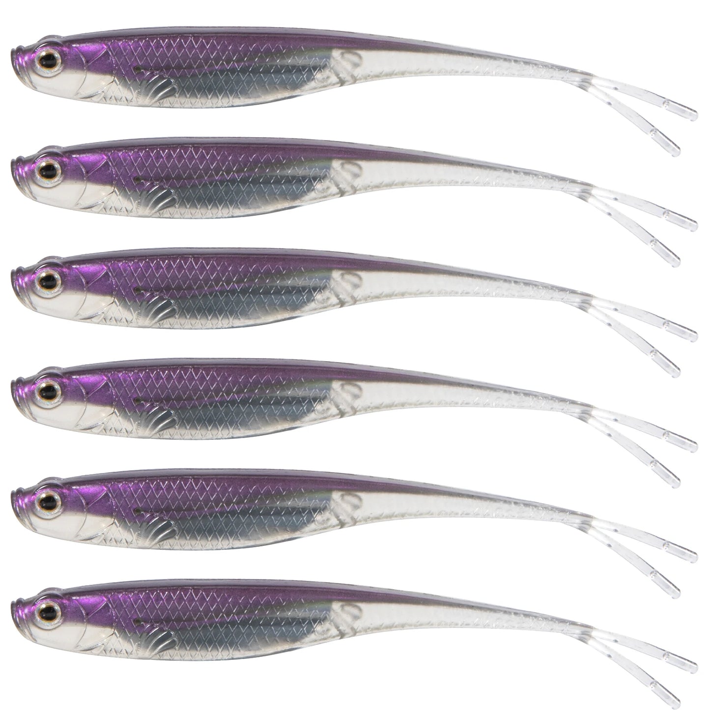 HookUpCo. Fork Tail Soft Lures for Bass Fishing - HookUpCo.