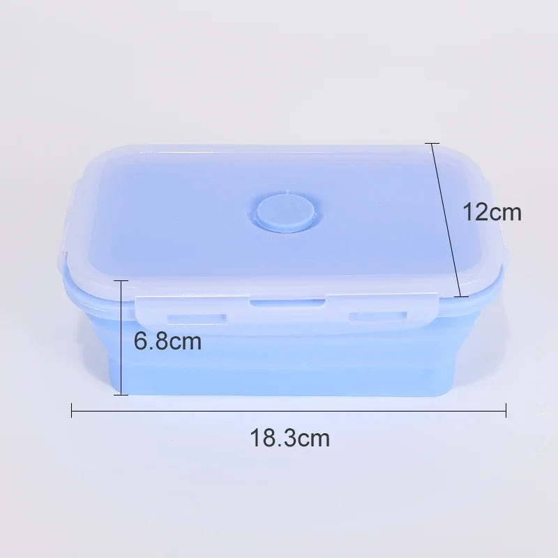 HookUpCo. Collapsible Silicone Food Storage Bowls