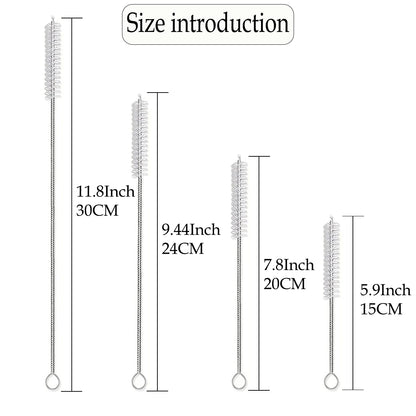 HookUpCo. Extra Long Straw Cleaner Brush Kit