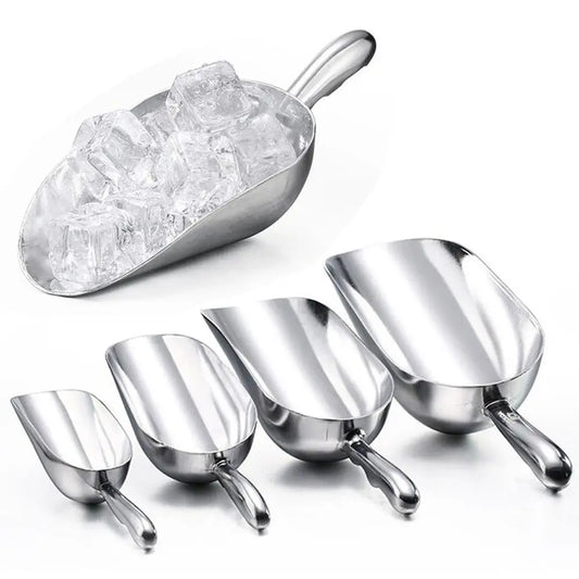 Premium 1080ML Aluminum Ice Scoop with Ergonomic Handle