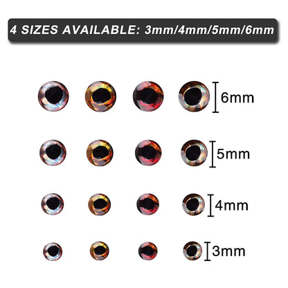 Realistic 4D Fishing Eyes Set for Lures - HookUpCo.