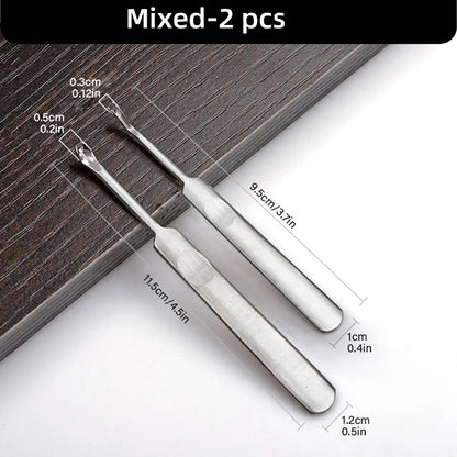 HookUpCo. Leather Groover Tool for Precise Edge Finishing