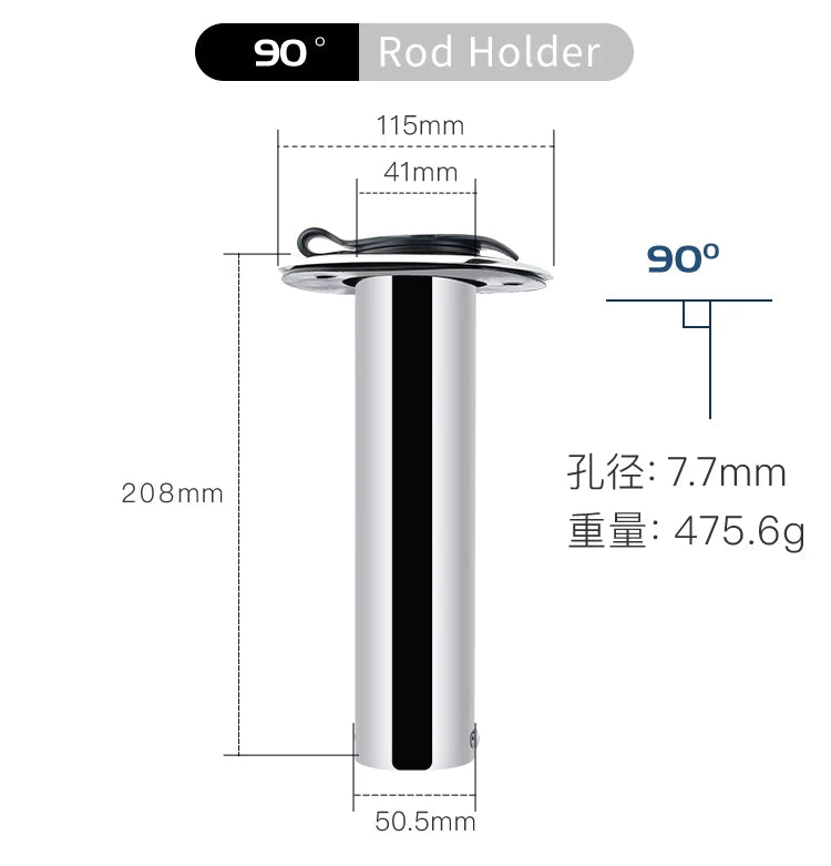 HookUpCo. Stainless Steel Flush Mount Rod Holders - HookUpCo.