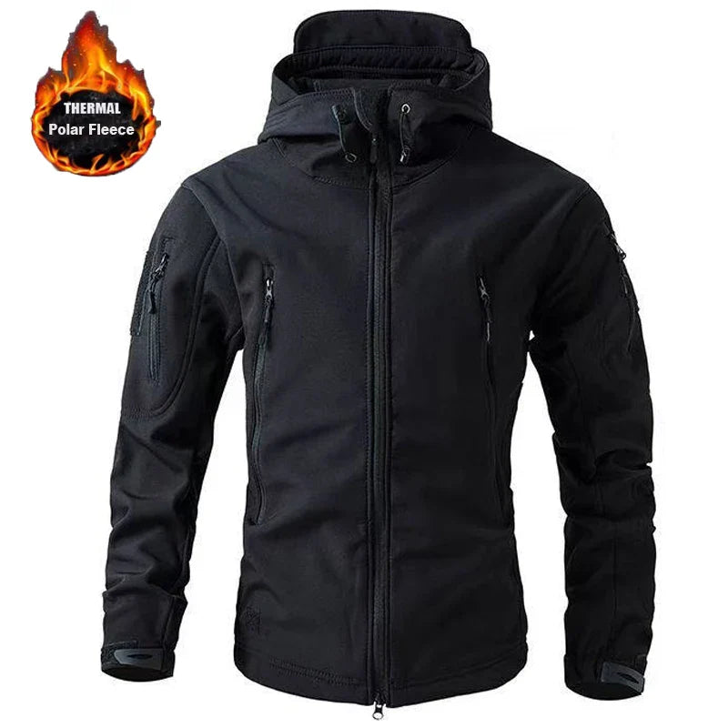 Men's Tactical Fleece Jacket for Outdoor Adventure Gear