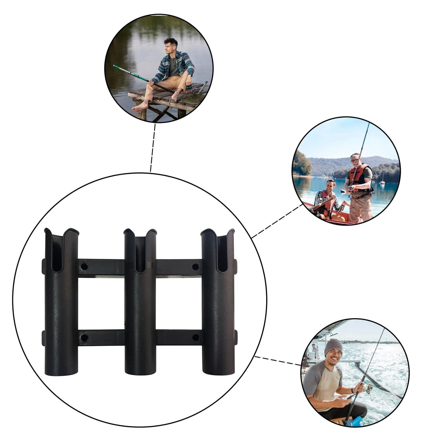 HookUpCo. Quick Release Fishing Rod Holder - HookUpCo.