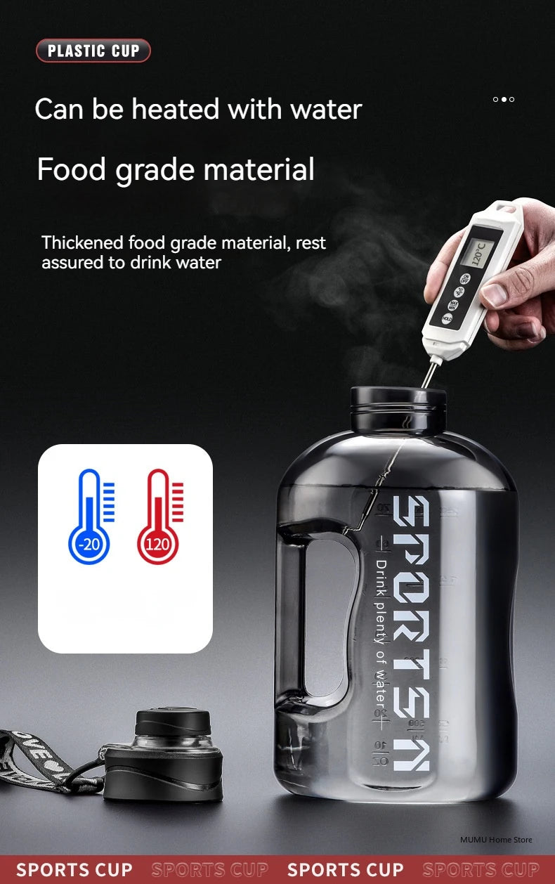 HookUpCo. Large Capacity Sports Water Bottle - HookUpCo.