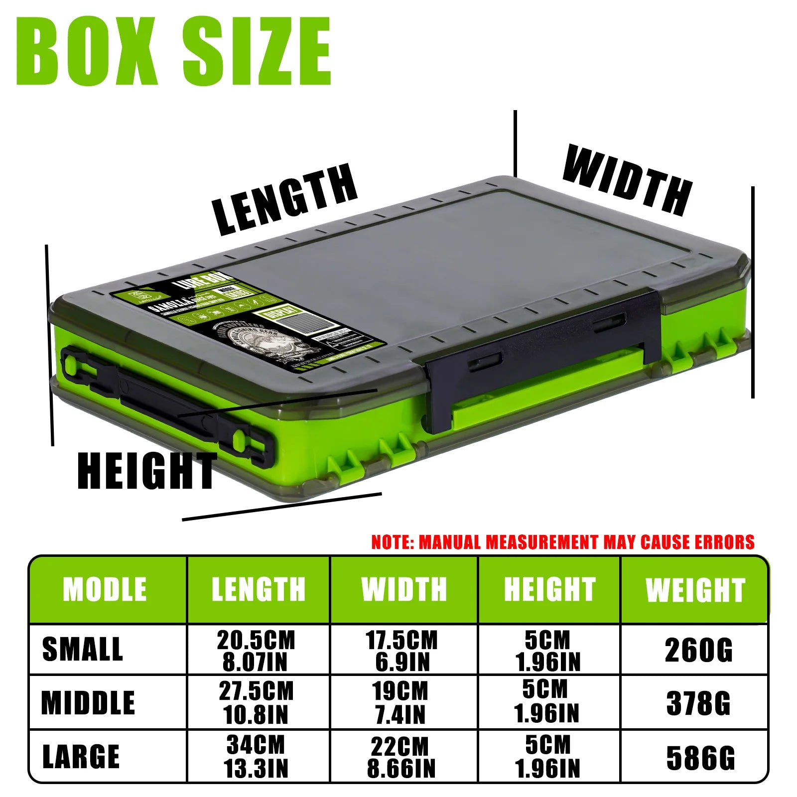 HookUpCo. Double-Sided Fishing Tackle Box - HookUpCo.