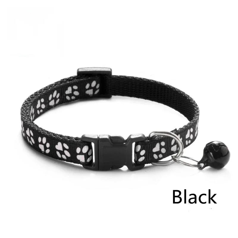 HookUpCo. Colorful Pet Collar with Safety Bell