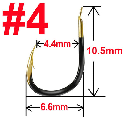 HookUpCo. Tungsten Steel Fishing Hooks, 20 Pack - HookUpCo.