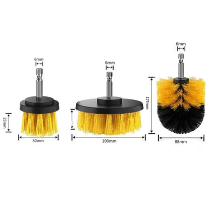 Electric Scrubber Brush Set - 3pcs