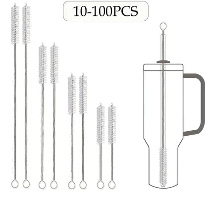HookUpCo. Extra Long Straw Cleaner Brush Kit