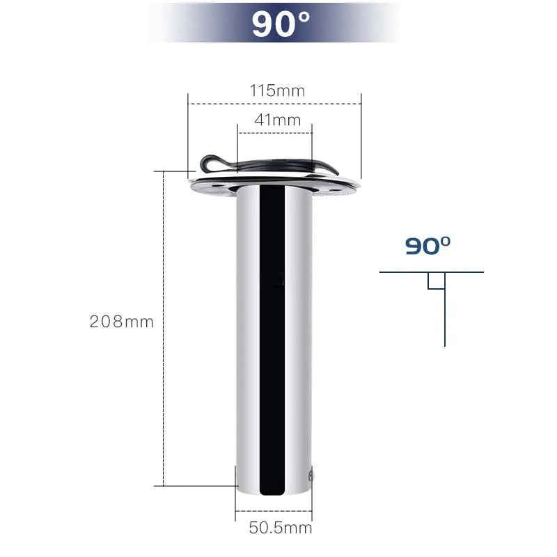 HookUpCo. Stainless Steel Flush Mount Rod Holders - HookUpCo.