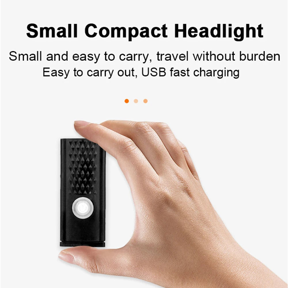 Rechargeable LED Bicycle Light Set for Night Safety Riding