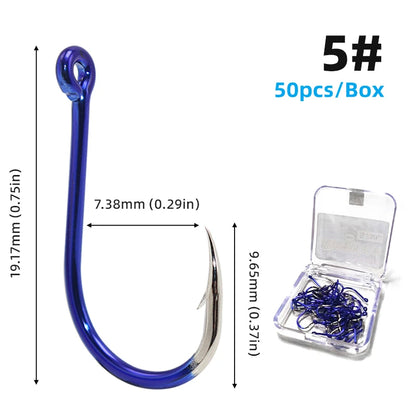 HookUpCo. High Carbon Steel Fishing Hooks Set - HookUpCo.
