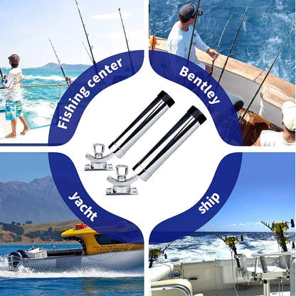 HookUpCo. Adjustable Stainless Steel Rod Holder - HookUpCo.