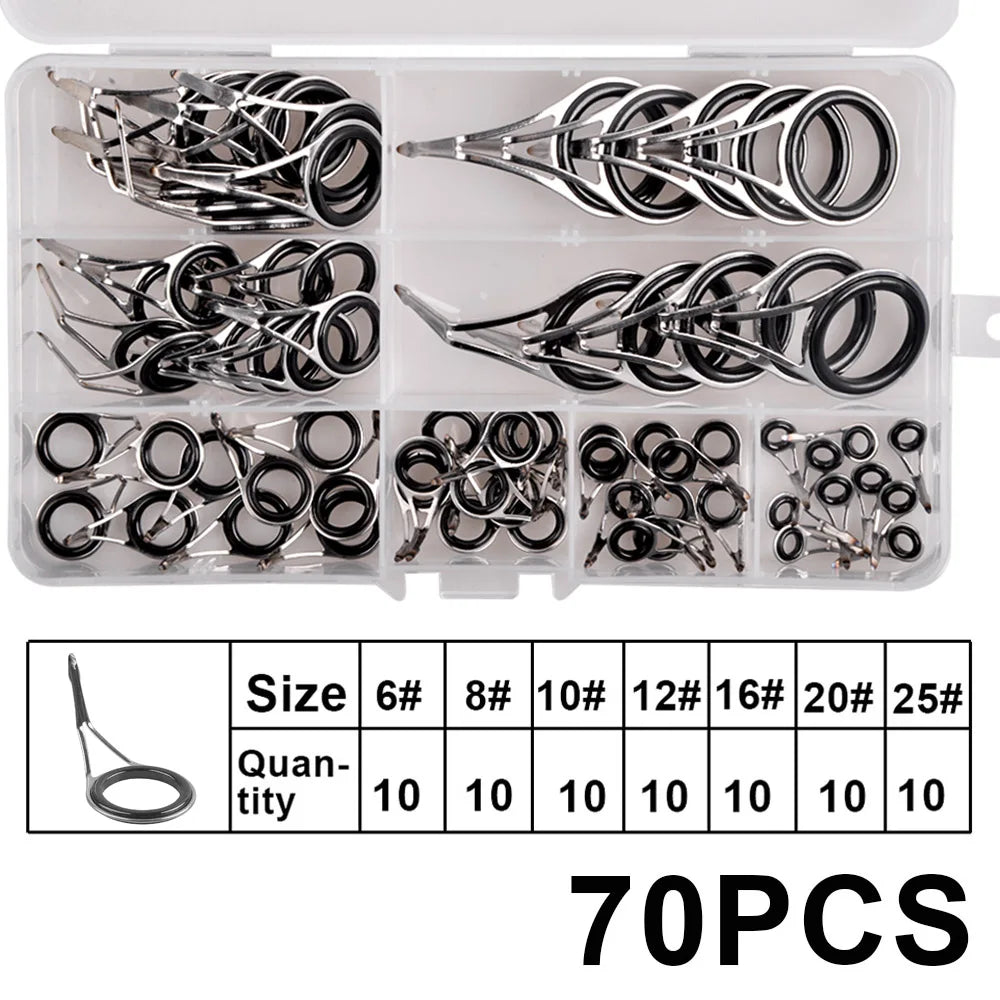 HookUpCo. Fishing Rod Eyelet Repair Kit for Quick Fixes