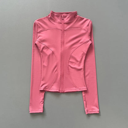 Women's Quick-Dry Stretch Workout Jacket, Slim Fit