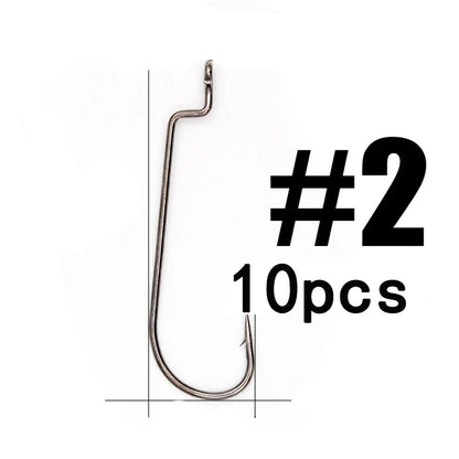 HookUpCo. 10-Pack Super Lock Fishing Hooks - HookUpCo.