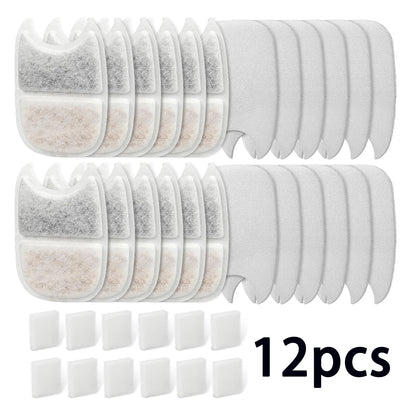 HookUpCo. Easy-Clean Cat Water Fountain Filters