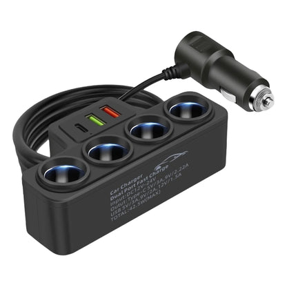 HookUpCo. Fast Charging 4-Socket Car Adapter - HookUpCo.