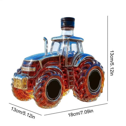 Creative 3D Glass Decanters for Whiskey Lovers' Bar Decor