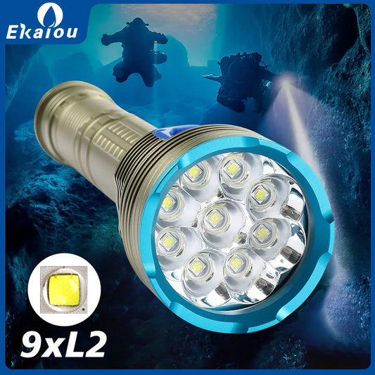 HookUpCo. Waterproof Diving Flashlight