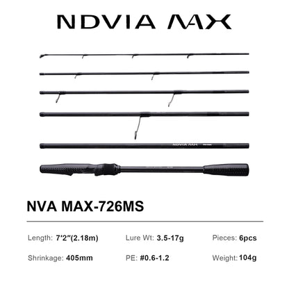HookUpCo. 8FT Tubular Tip Fishing Rod for Squid