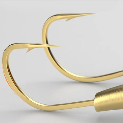 HookUpCo. High Strength Rust-Proof Fishing Hooks