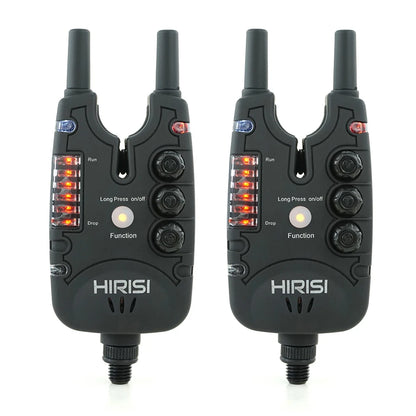 HookUpCo. LED Fishing Bite Alarms with Adjustable Settings - HookUpCo.